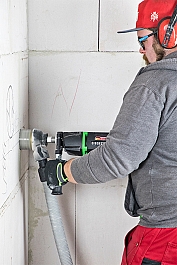 Эксплуатация дрелей для сухого алмазного бурения Eibenstock EHD 1500