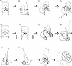 Инструкция по сборке прочистной машины для канализации Rotorica Rotor Prince 15