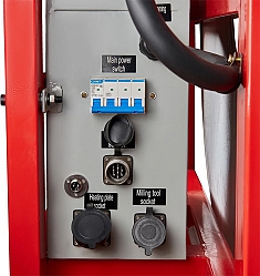 Разъемы электрощита гидравлического стыкового сварочного аппарата для пнд труб Gas Fusion Red-450 (220 V)