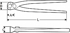 Размеры кусачек для арматуры ручных Super-Ego