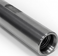 Внутренняя резьба стального удлинителя для алмазной коронки Diamaster Steel М22, 500 мм